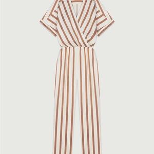 Maje Pleni Striped Jumpsuit